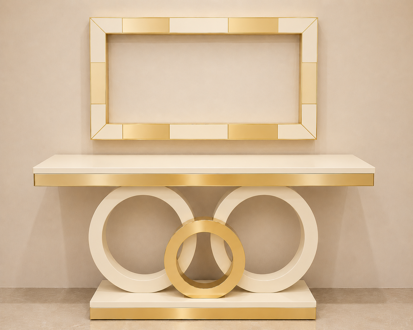 Luxury Console Table with Designer Mirror Limited Stock