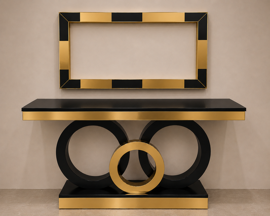 Luxury Console Table with Designer Mirror       Limited Stock